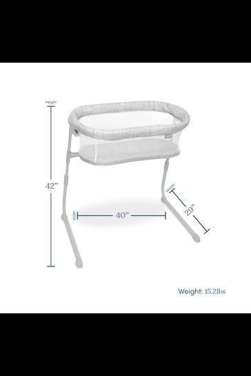 Halo Heather Weave BassiNest Flex Sleeper Crib