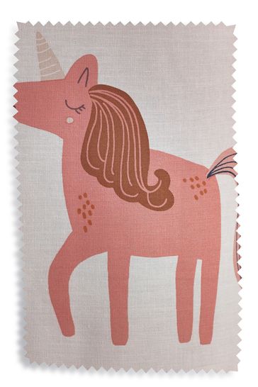 Natural Scandi Unicorn Ombre Eyelet Blackout Curtains