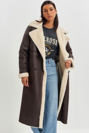Next shearling jacket outlet