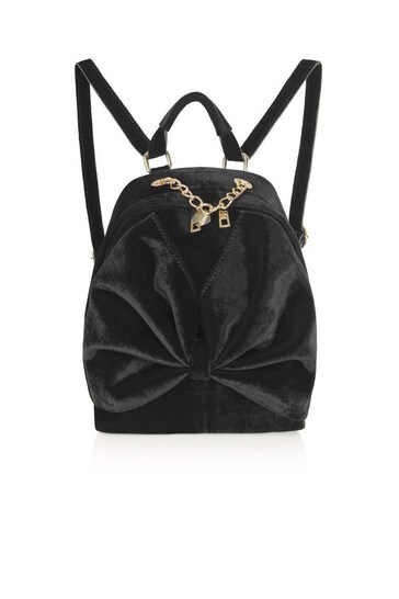 Velvet bow handbag Monnalisa Girls Accessories Bags Rucksacks 