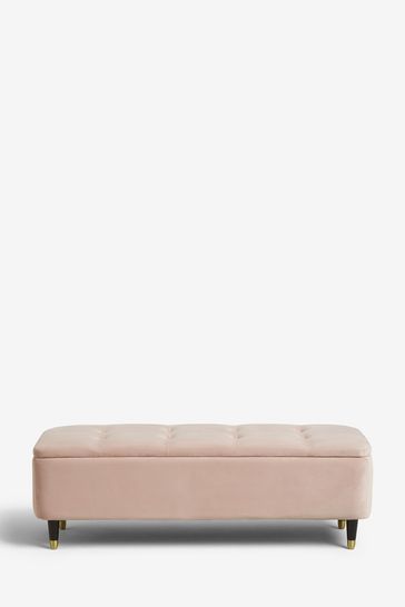 Stella upholstered storage bench hotsell