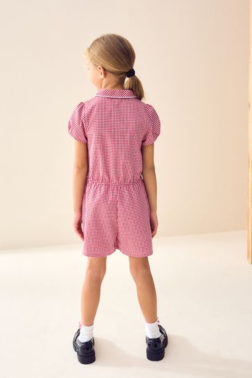 Next gingham playsuit discount
