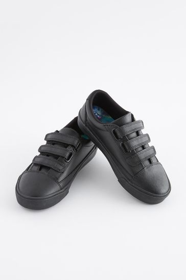 Triple top strap shoes