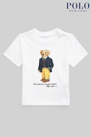 Polo Ralph Lauren White Bear T-Shirt
