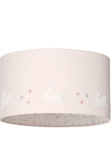 pink lampshade for nursery