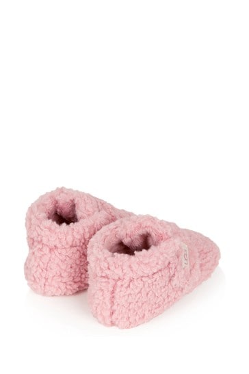 Baby Girls Pink Curly Bixbee Booties