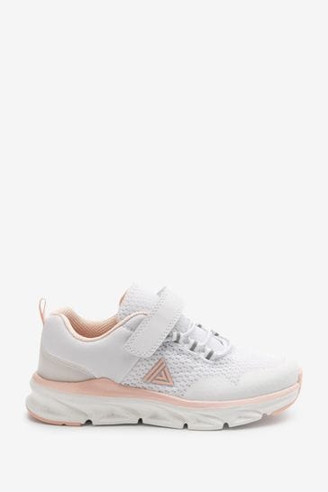 White pe trainers best sale
