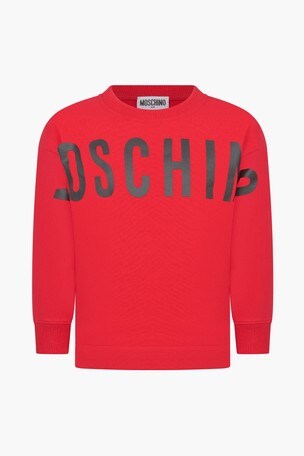 Boys Red Sweat Top