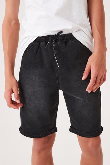Next black shorts clearance