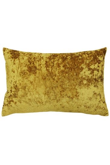 ochre rectangular cushion