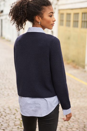 Next outlet jumper shirt