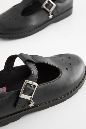 Buy Leather Junior T Bar School Shoes from Next