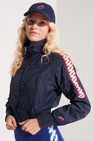 superdry red white and blue jacket