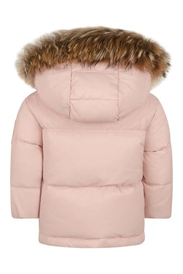 Bomboogie Baby Girls Down Padded Coat in Pink