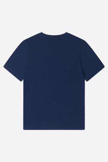 네이비 블루의 소년 티셔츠