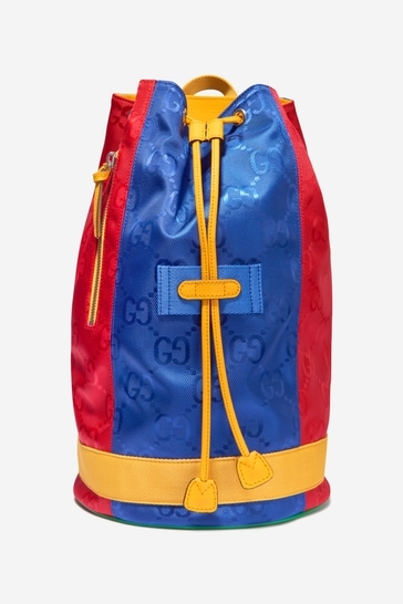 Kids Nylon GG Backpack in Blue