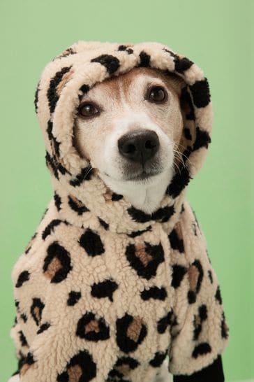 Dog print hoodie sales