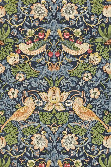 Buy Morris & Co. Strawberry Thief Wallpaper from the Next UK online shop