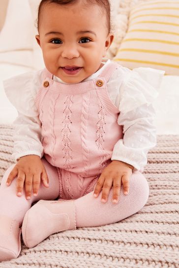 Romper with tights baby 2025