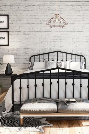 Buy Novogratz Bushwick Metal Bed Frame from the Laura Ashley