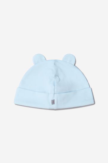 Baby Boys Pima Cotton Logo Hat in Blue