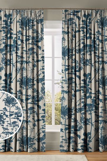 Brown and white curtains discount