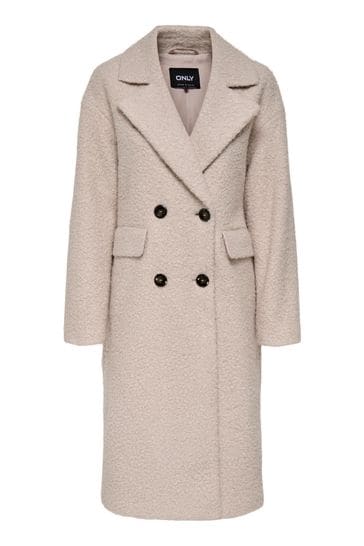 Buy ONLY Boucle Double Breasted Longline Coat from the Laura Ashley online shop