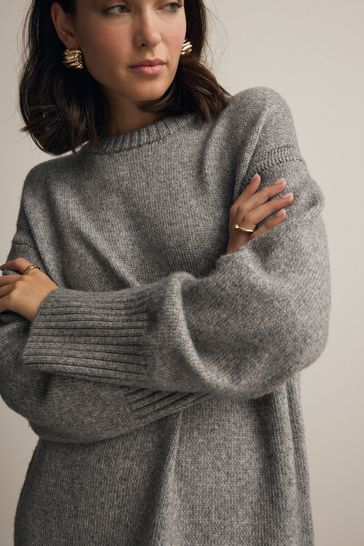 Midi knitted jumper dress cheap