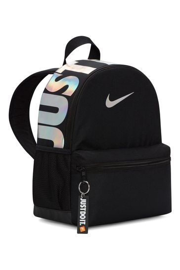 Nike Black chrome Kids Brasilia JDI Mini Backpack 11L