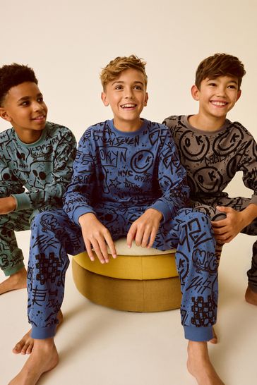 Next 3 pack pyjamas top