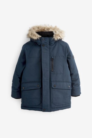 Next girls fur coat top