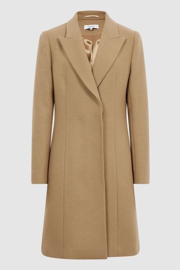Buy Reiss Harlow Wool Blend Mid Length Coat from the Laura Ashley