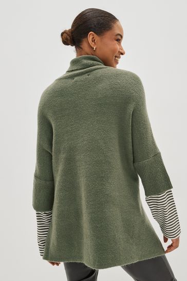 Loft poncho sales sweater