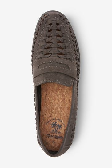 Mens best sale weave loafers