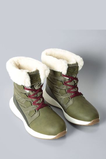 Buy Animal Womens Green Waterproof Snow Boots from the Next UK online shop