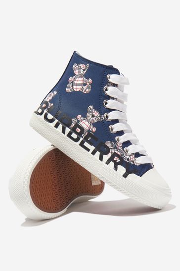 BURBERRY Kids High Top Trainers 