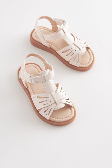 Cream sandals uk hot sale