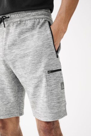 Fleece cargo sweat hotsell shorts