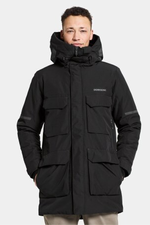 Buy Didriksons Drew Black USX Parka from the Laura Ashley online shop