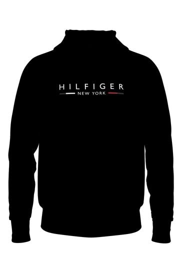 Black tommy hilfiger hoodie online