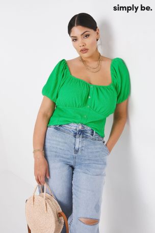 Green Sweetheart Neck Ruched Bust ...
