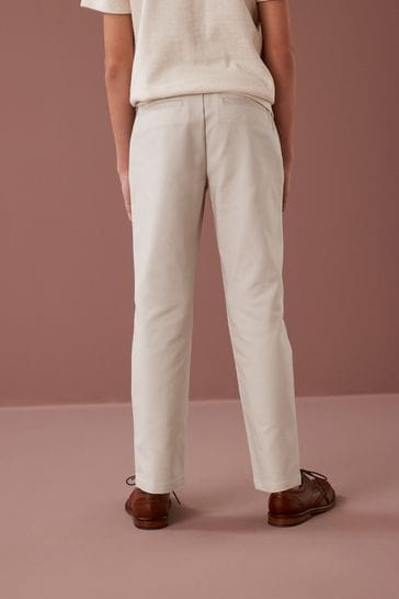 Putty Natural Premium Chino Trousers 3 16yrs