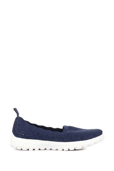 Buy Pavers Blue Lightweight Slip-On Trainer Pumps from the Next UK online  shop