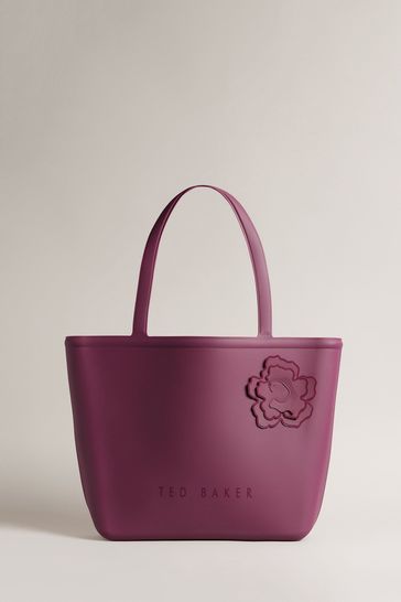 Ted Baker Jelliez Flower Large Silicone Tote Zwart