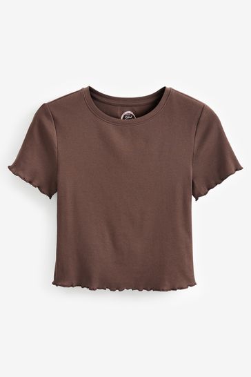 Lettuce edge on sale short sleeve