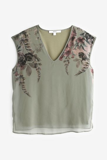 Sleeveless chiffon vest new arrivals