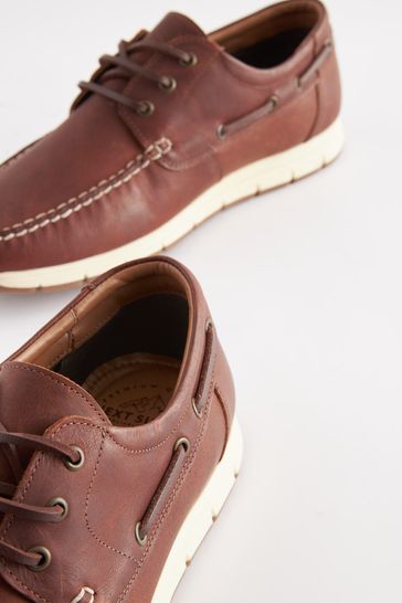 Buy Leather Boat Shoes from Next