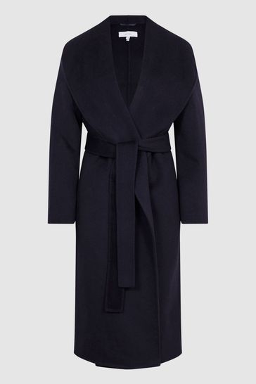 Long black 2025 shawl coat