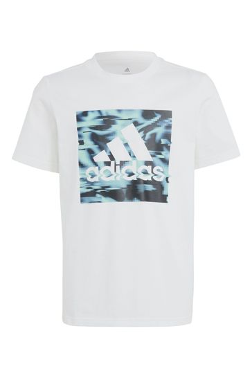 Buy adidas Junior Black Gaming Graphic T-Shirt from Next Singapore