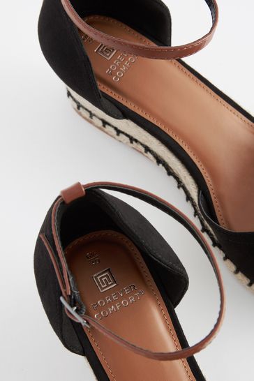 Closed toe leather sales wedges